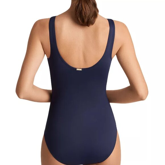 Lauren Ralph Lauren Ring Detail One-Piece Swimsuit Size 6 | NWT - Picture 2 of 4